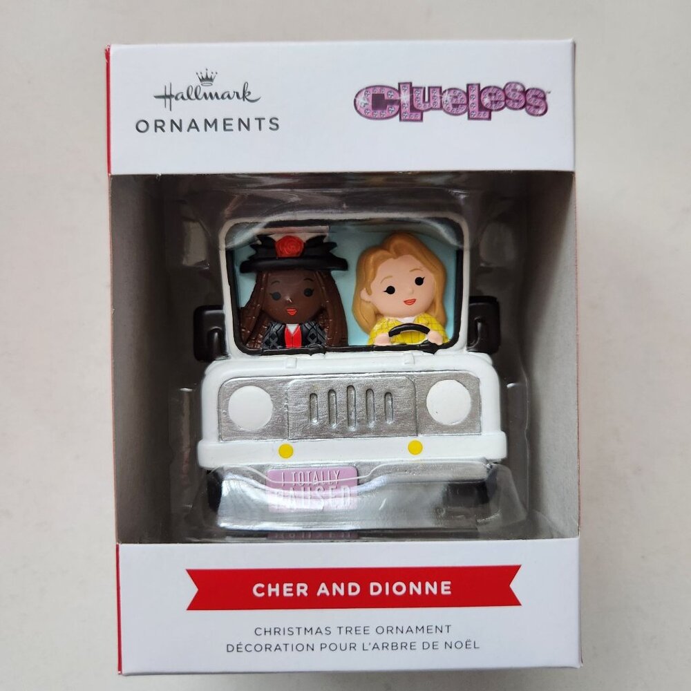 Hallmark Clueless Cher & Dionne Christmas Ornament 90's Themed Paramount NIB